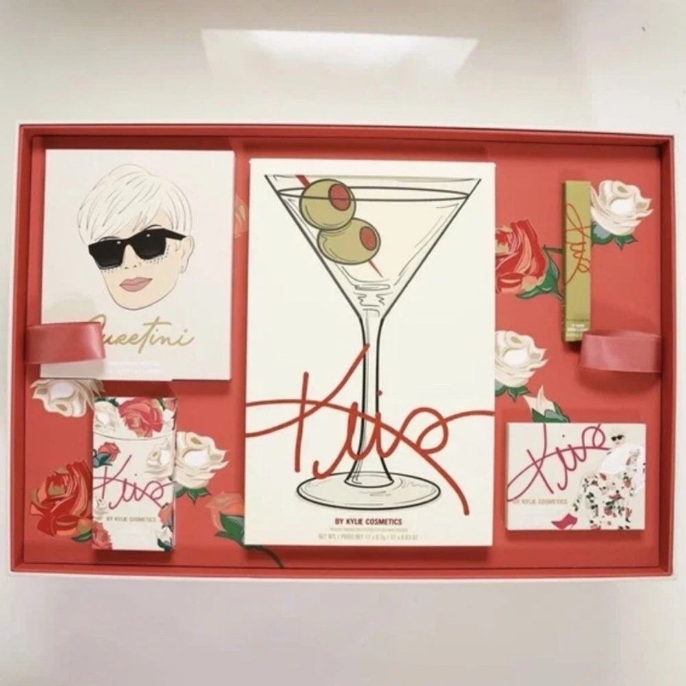 RARE! Kris Collection Kylie Cosmetics Collector PR Box Limited Martini Makeup